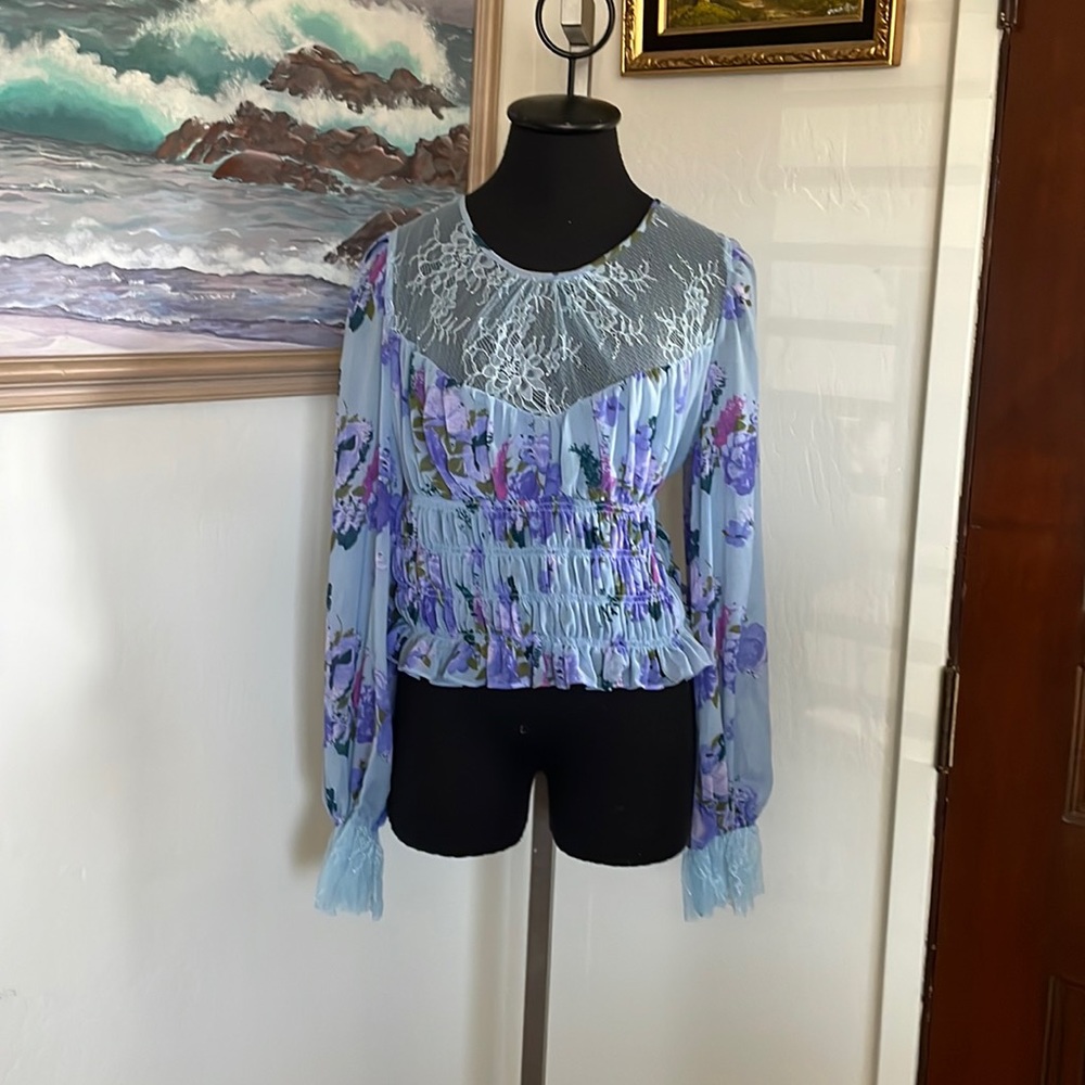 Free People sheer top